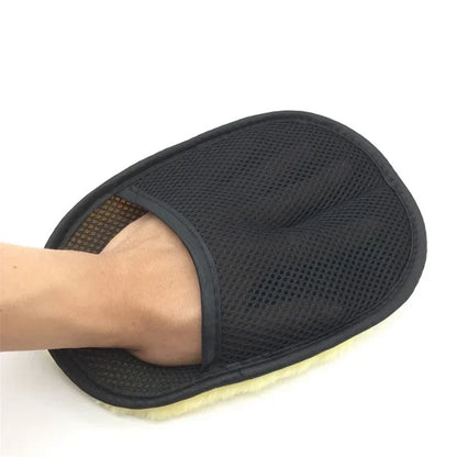 1PC Microfiber Wool Soft Auto Car Washing Gloves Car Cleaning Glove Motorcycle Washer Care Car Paint Wash Tools Accessories